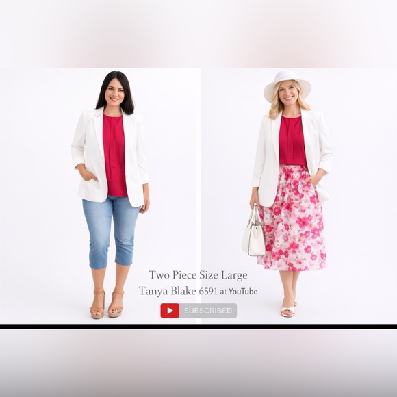 stradivarius Dresses & Skirts - stradivarius White Blazer ✨ Two-Piece Power Pop Set – Size Large ✨